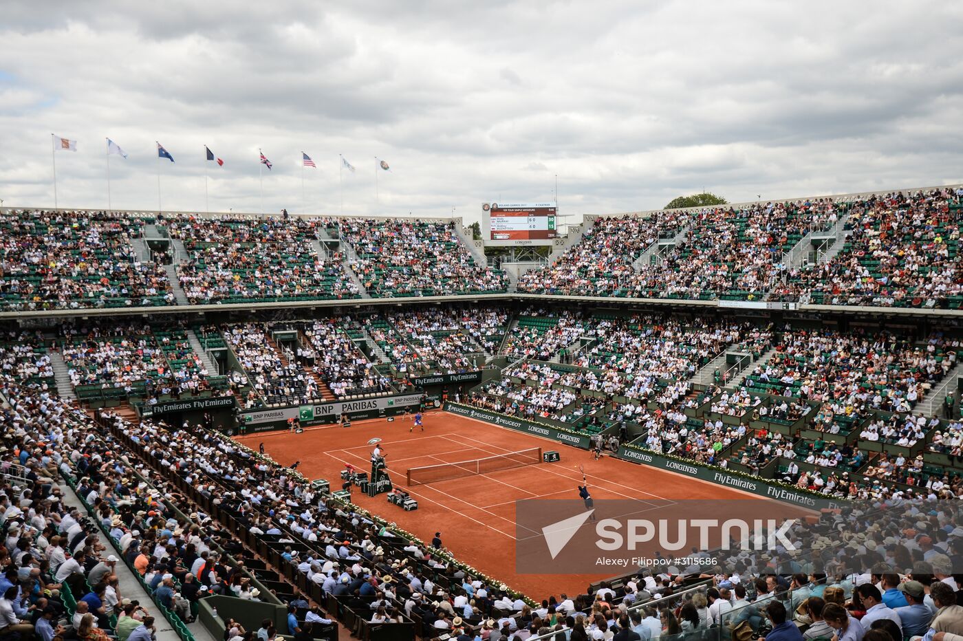 The French Open 2017. Roland-Garros. Day three