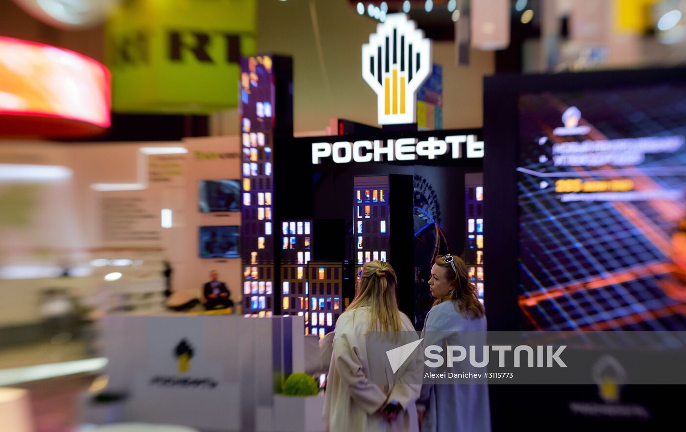 Preparations for the opening of St. Petersburg International Economic Forum