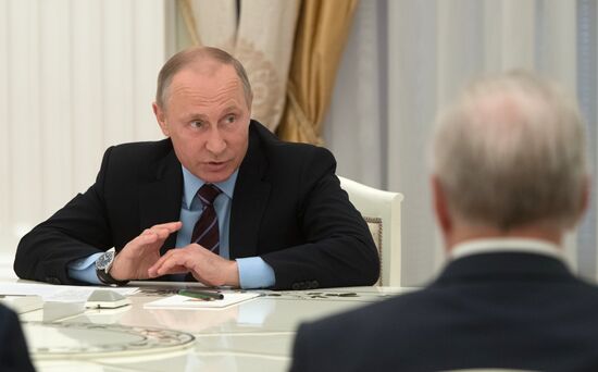 President Vladimir Putin's working meeting with academicians from the Russian Academy of Sciences (RAS)