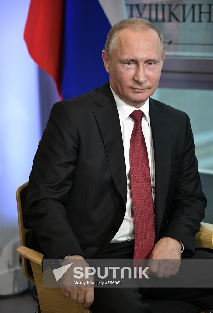 President Vladimir Putin interviewed by Le Figaro