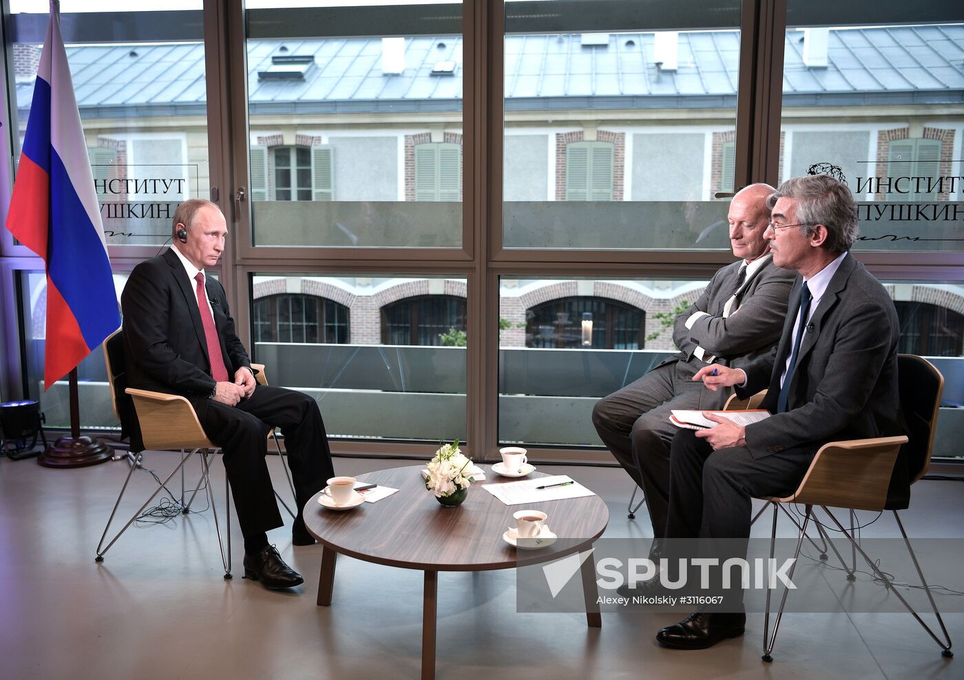 President Vladimir Putin interviewed by Le Figaro