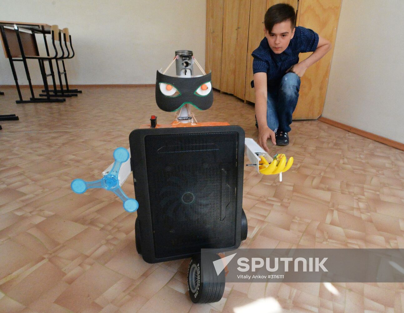 Fifth grader from Vladivostok creates robot