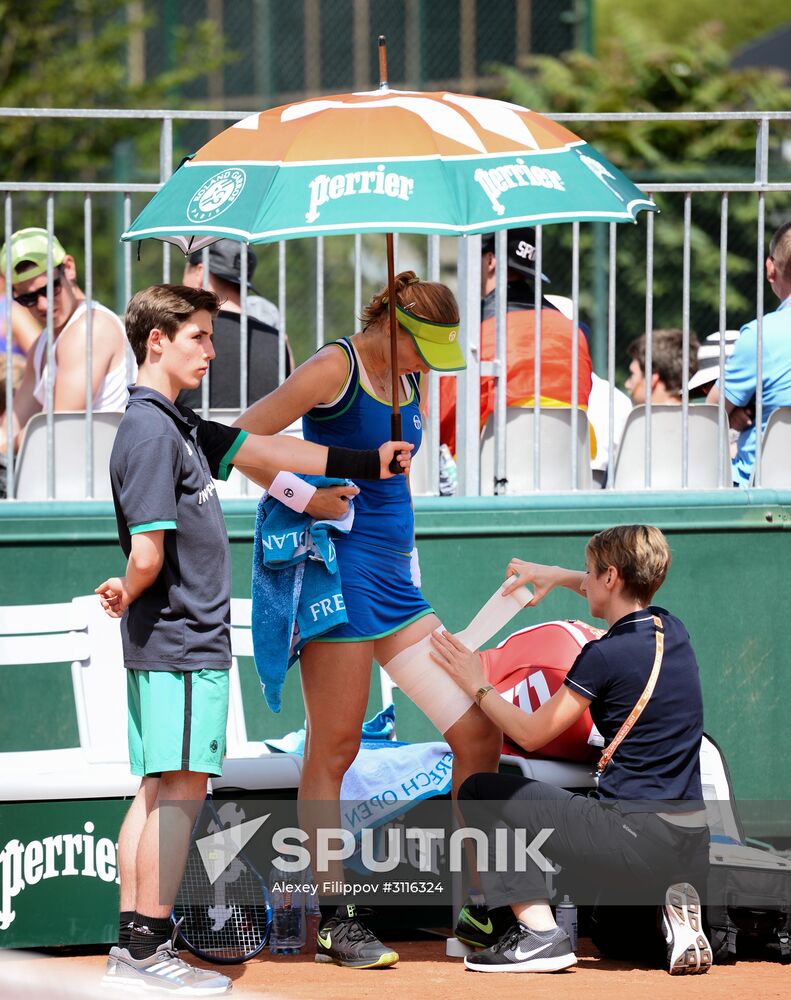 Tennis. French Open. Day four