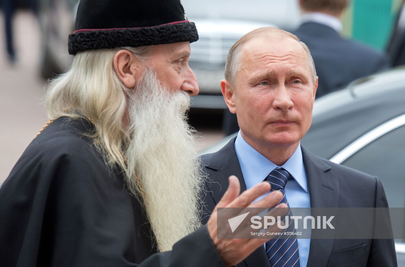 President Vladimir Putin visits Rogozhskaya Zastava Spiritual Center of Russian Orthodox Old-Rite Church in Moscow
