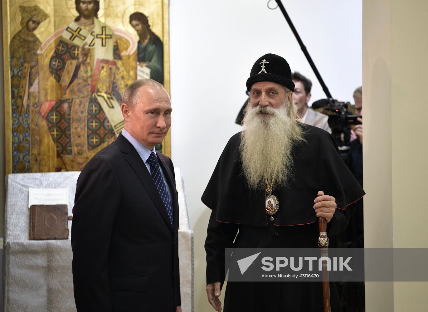 President Vladimir Putin visits Rogozhskaya Zastava Spiritual Center of Russian Orthodox Old-Rite Church in Moscow