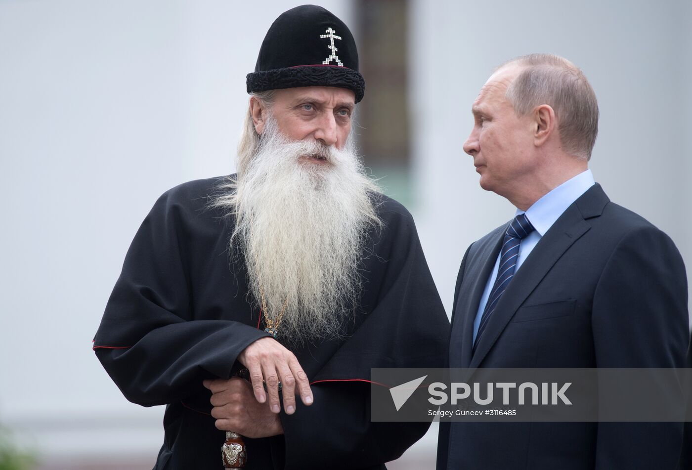 President Vladimir Putin visits Rogozhskaya Zastava Spiritual Center of Russian Orthodox Old-Rite Church in Moscow