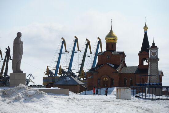 Cities of Russia. Dudinka