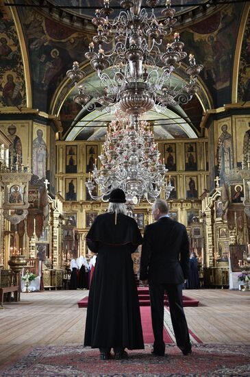 President Vladimir Putin visits Rogozhskaya Zastava Spiritual Center of Russian Orthodox Old-Rite Church in Moscow