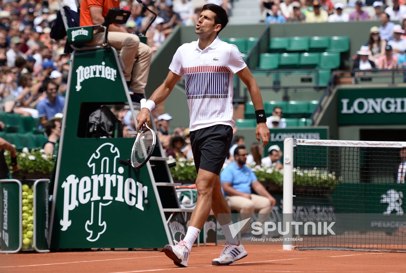 Tennis. French Open. Day four