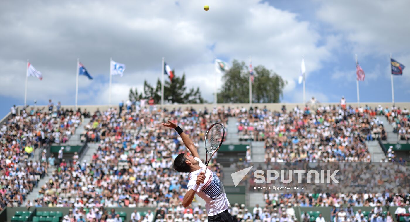 Tennis. French Open. Day four