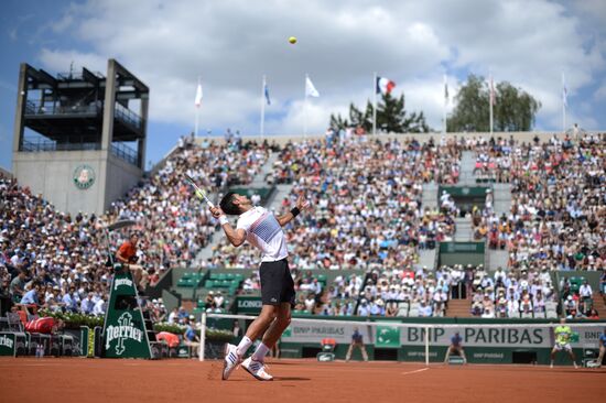 Tennis. French Open. Day four
