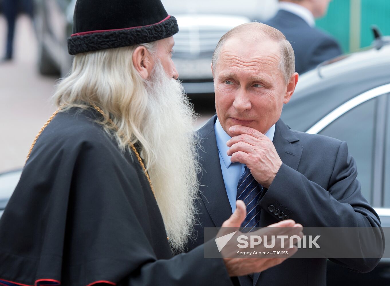 President Vladimir Putin visits Rogozhskaya Zastava Spiritual Center of Russian Orthodox Old-Rite Church in Moscow