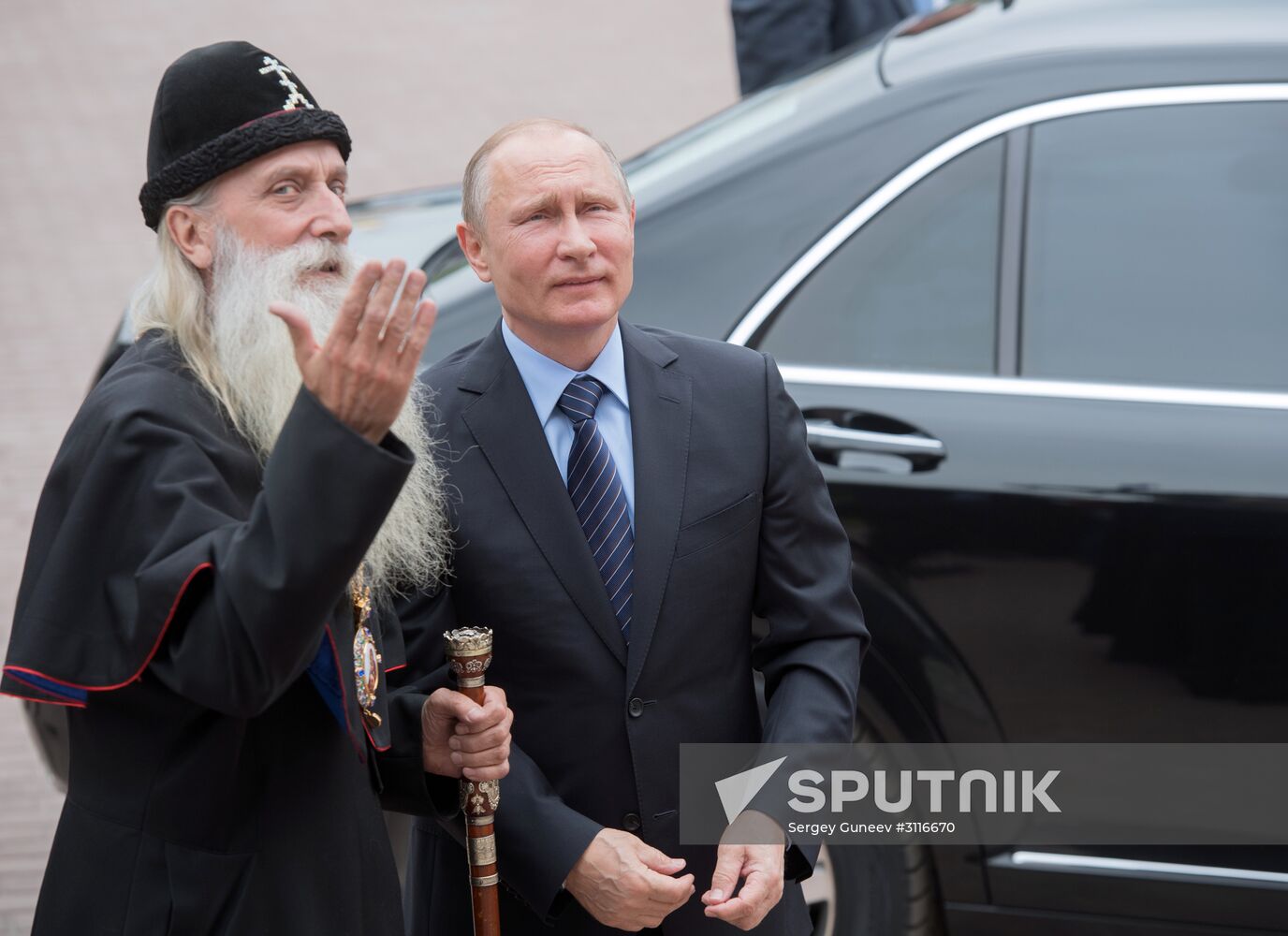 President Vladimir Putin visits Rogozhskaya Zastava Spiritual Center of Russian Orthodox Old-Rite Church in Moscow