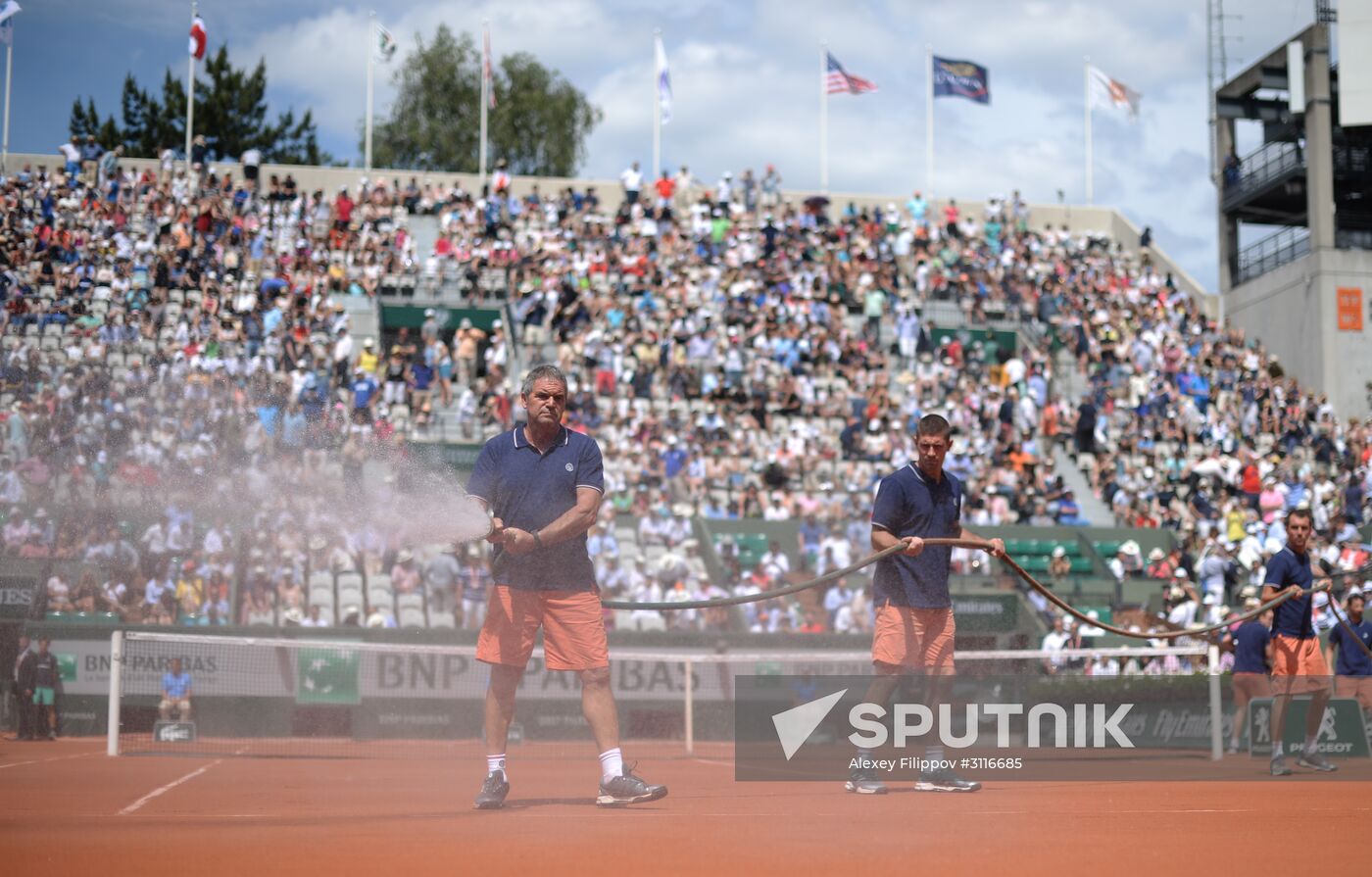 Tennis. French Open. Day four