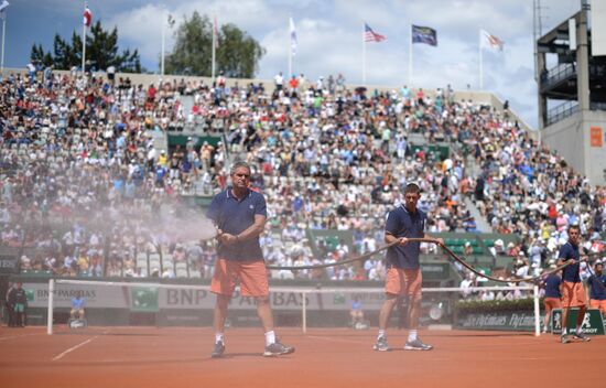 Tennis. French Open. Day four