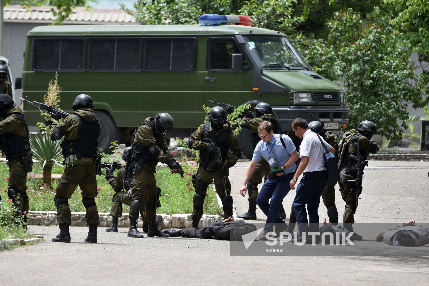 2017 Dushanbe Antiterror drills