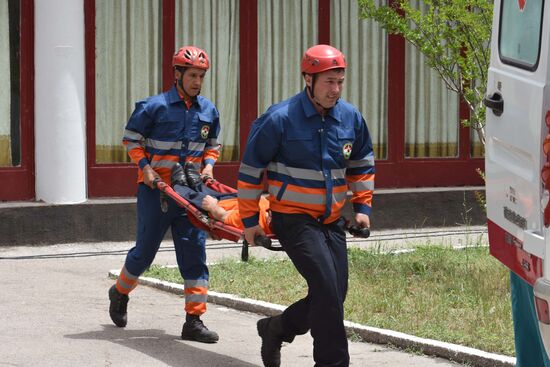 2017 Dushanbe Antiterror drills