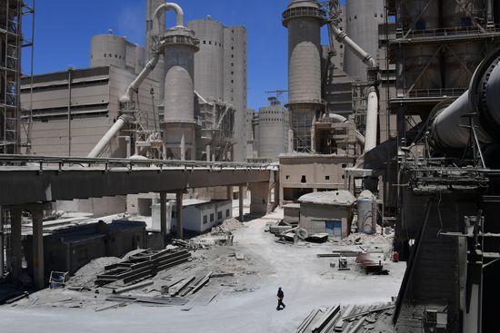 Cement factory near Syria's Tartus