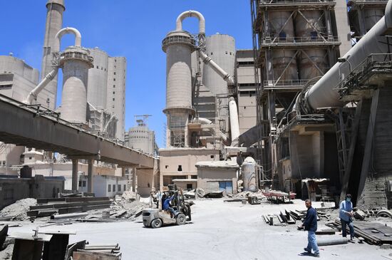 Cement factory near Syria's Tartus