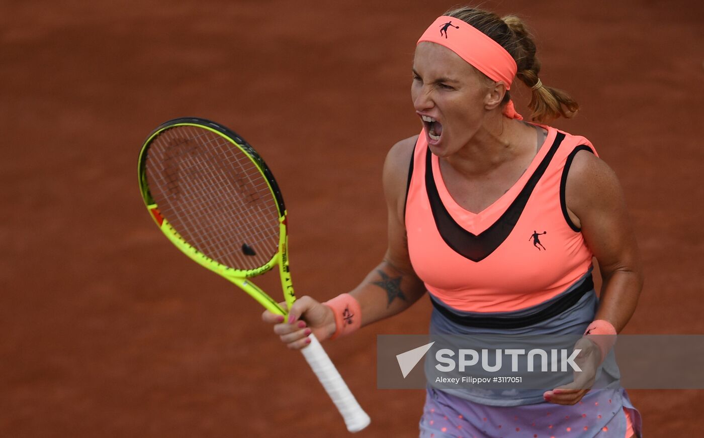 Tennis. French Open. Day four