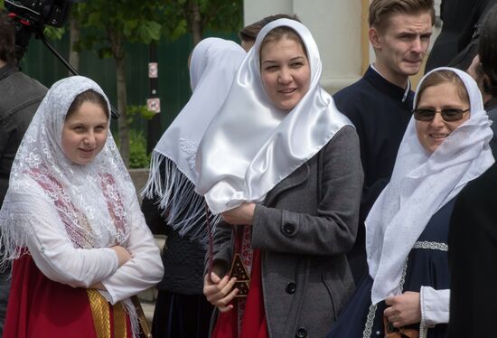 President Vladimir Putin visits Rogozhskaya Zastava Spiritual Center of Russian Orthodox Old-Rite Church in Moscow