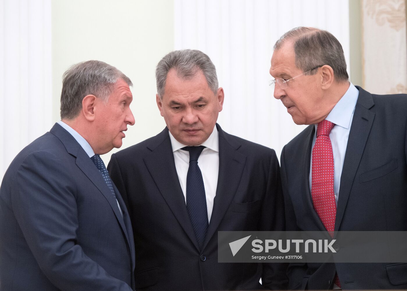 Russian President Vladimir Putin meets with Deputy Crown Prince of Saudi Arabia Mohammad bin Salman Al Saud