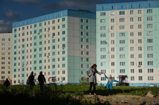 Plushikhinsky residential area in Novosibirsk