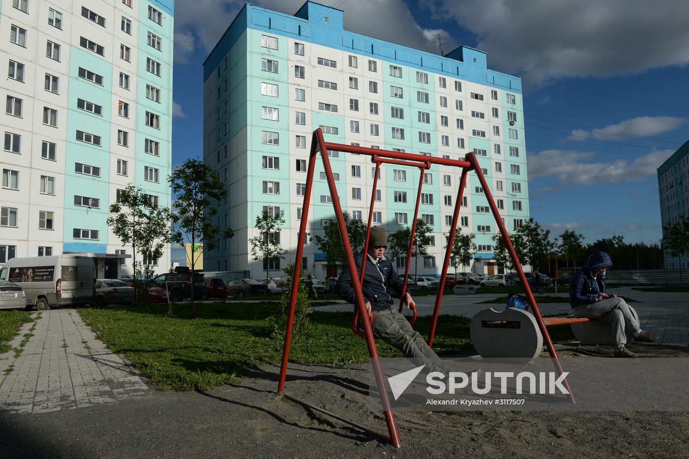 Plushchikhinsky residential area in Novosibirsk
