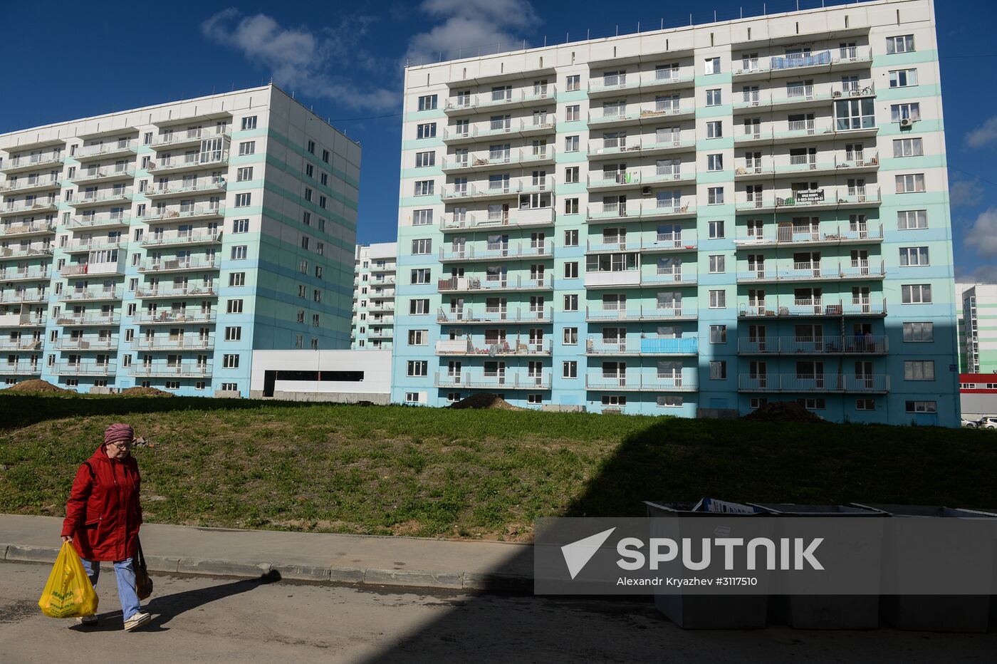 Plushchikhinsky residential area in Novosibirsk