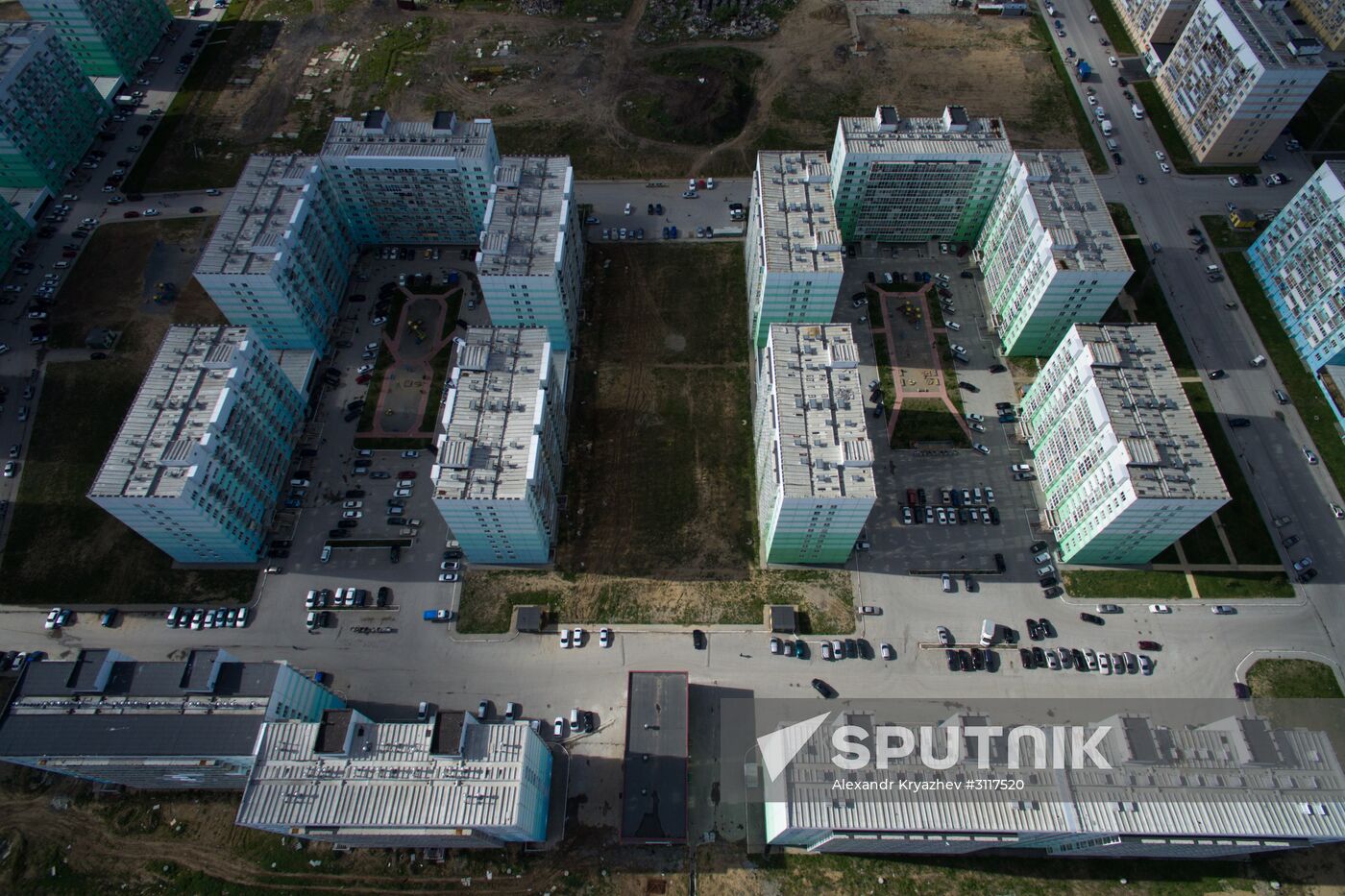 Plushchikhinsky residential area in Novosibirsk