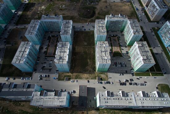 Plushchikhinsky residential area in Novosibirsk