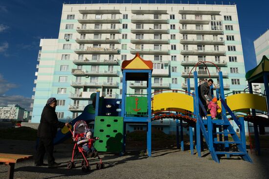 Plushchikhinsky residential area in Novosibirsk