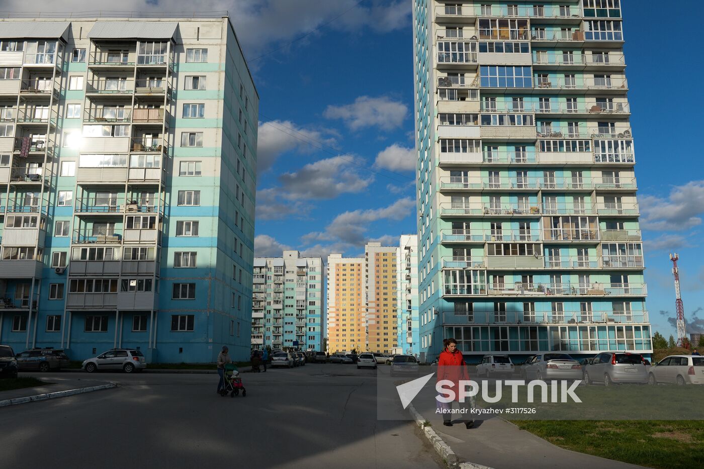 Plushchikhinsky residential area in Novosibirsk