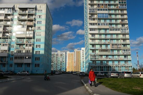 Plushchikhinsky residential area in Novosibirsk