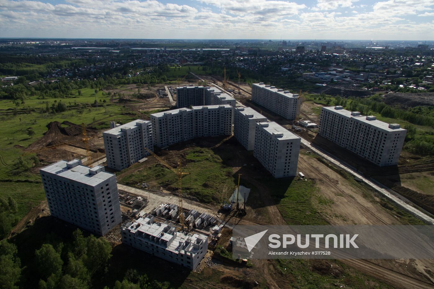 Plushchikhinsky residential area in Novosibirsk