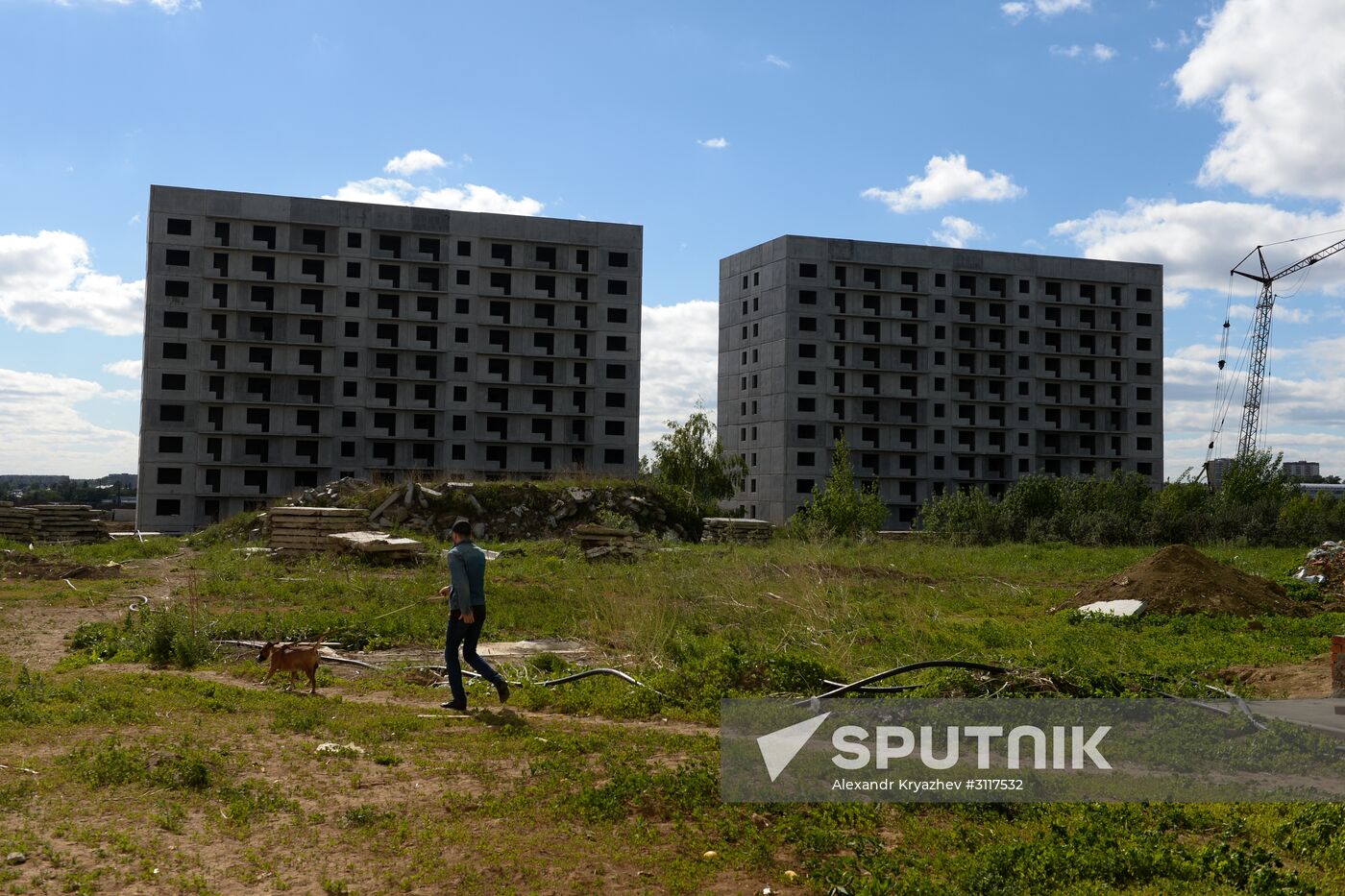 Plushchikhinsky residential area in Novosibirsk