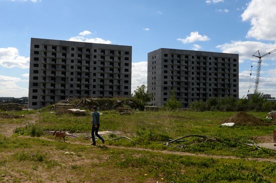 Plushchikhinsky residential area in Novosibirsk