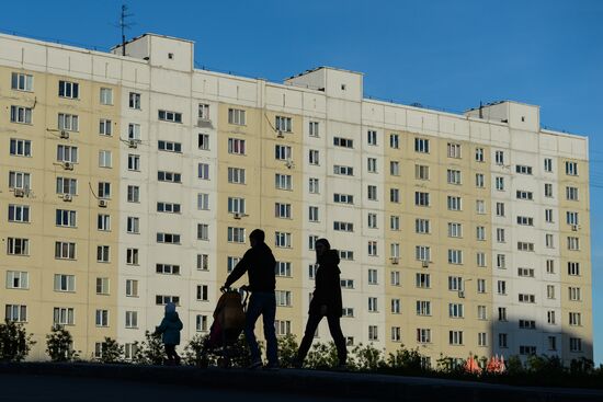 Plushchikhinsky residential area in Novosibirsk