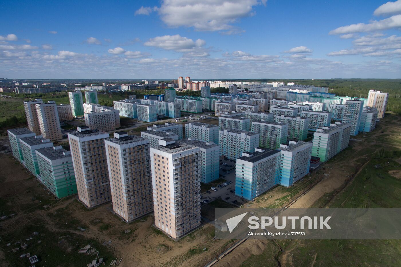 Plushchikhinsky residential area in Novosibirsk