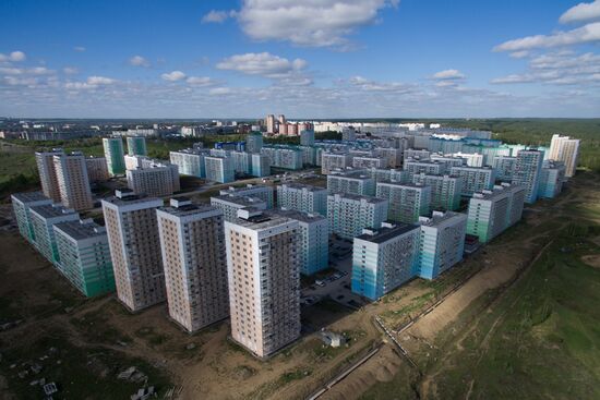 Plushchikhinsky residential area in Novosibirsk