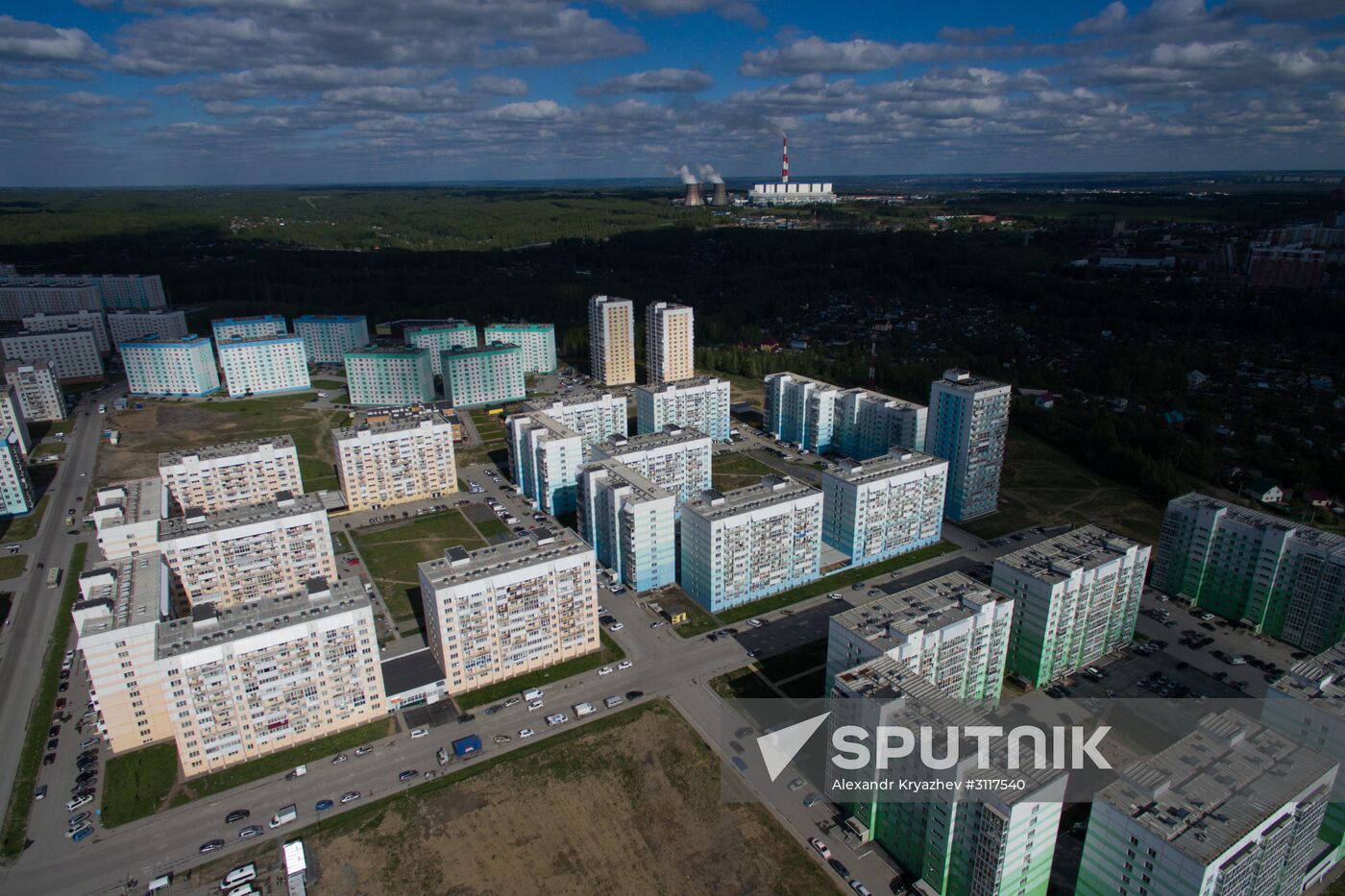 Plushchikhinsky residential area in Novosibirsk