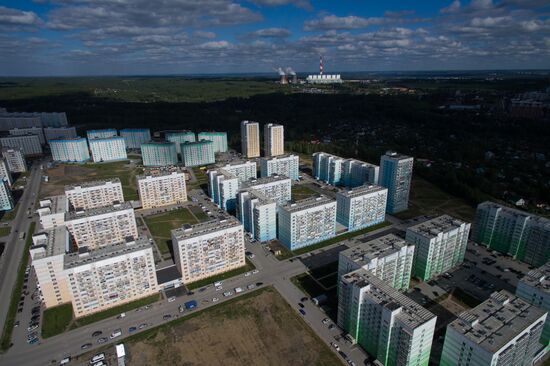 Plushchikhinsky residential area in Novosibirsk