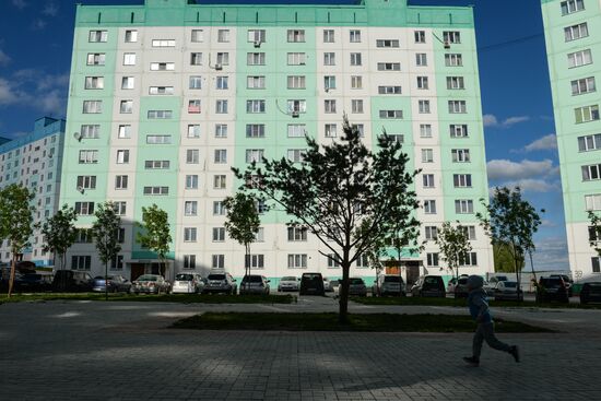 Plushchikhinsky residential area in Novosibirsk