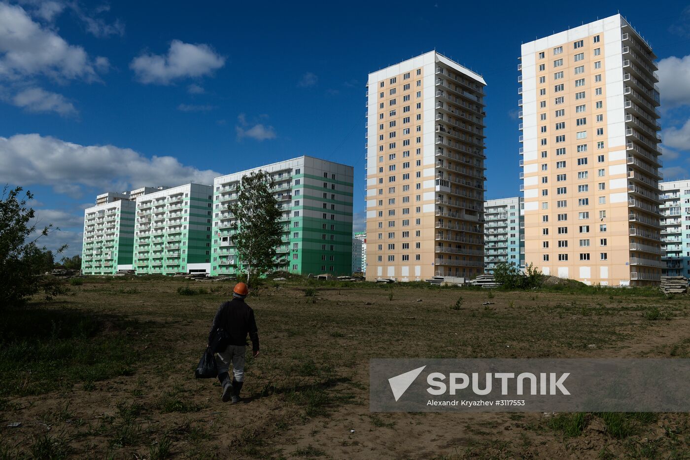 Plushchikhinsky residential area in Novosibirsk
