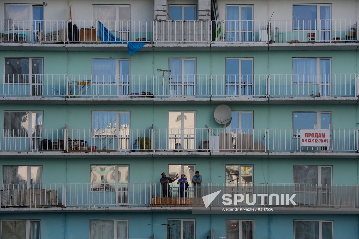 Plushchikhinsky residential area in Novosibirsk