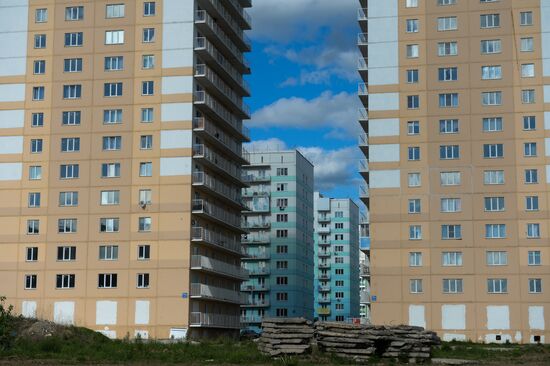 Plushchikhinsky residential area in Novosibirsk