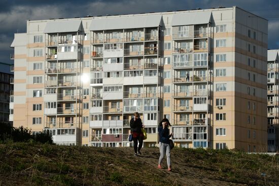 Plushchikhinsky residential area in Novosibirsk