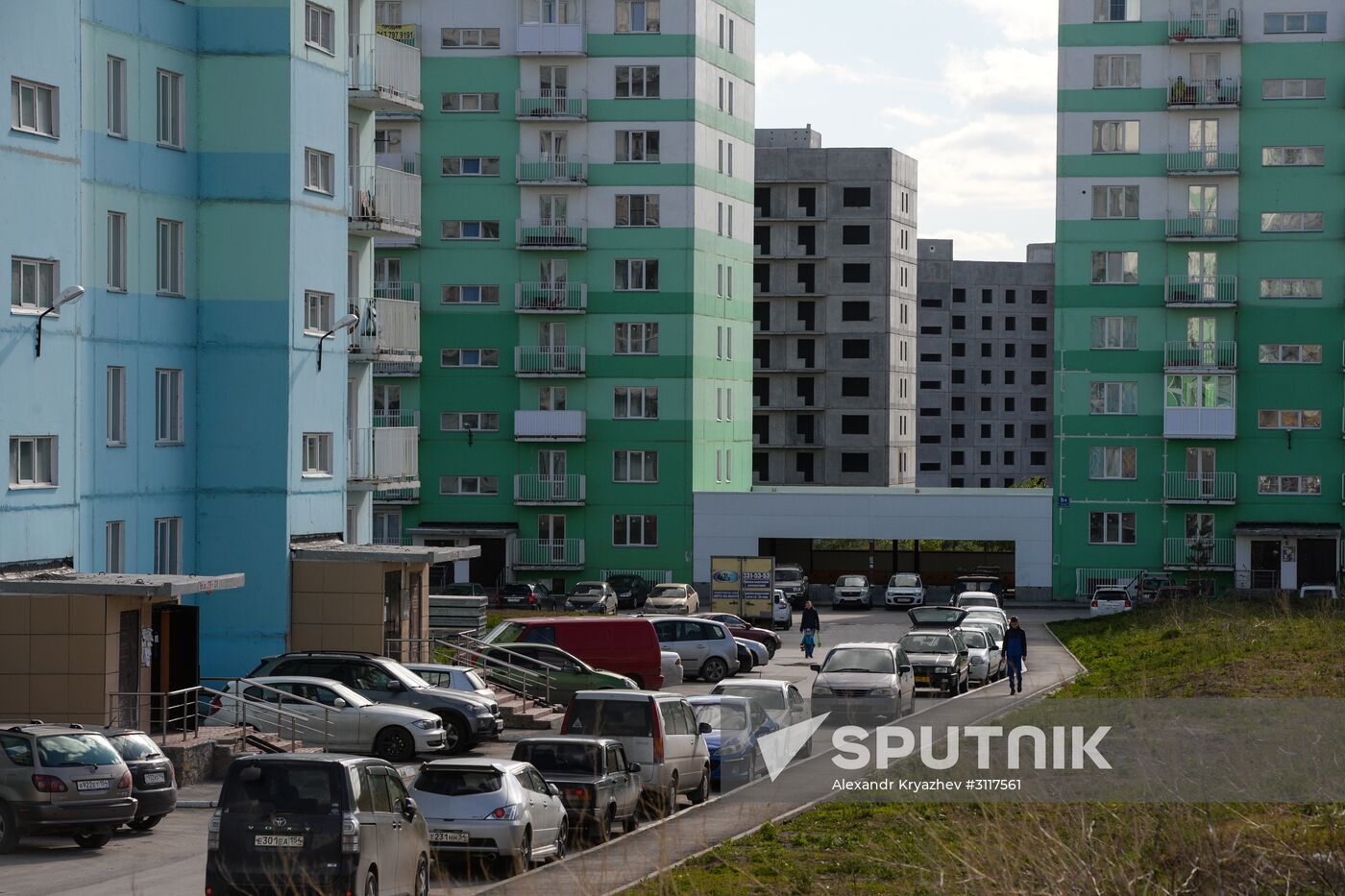 Plushchikhinsky residential area in Novosibirsk