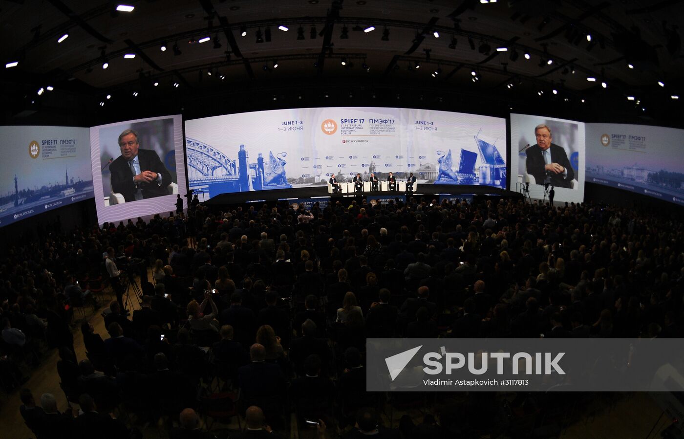 2017 St. Petersburg International Economic Forum. Day One
