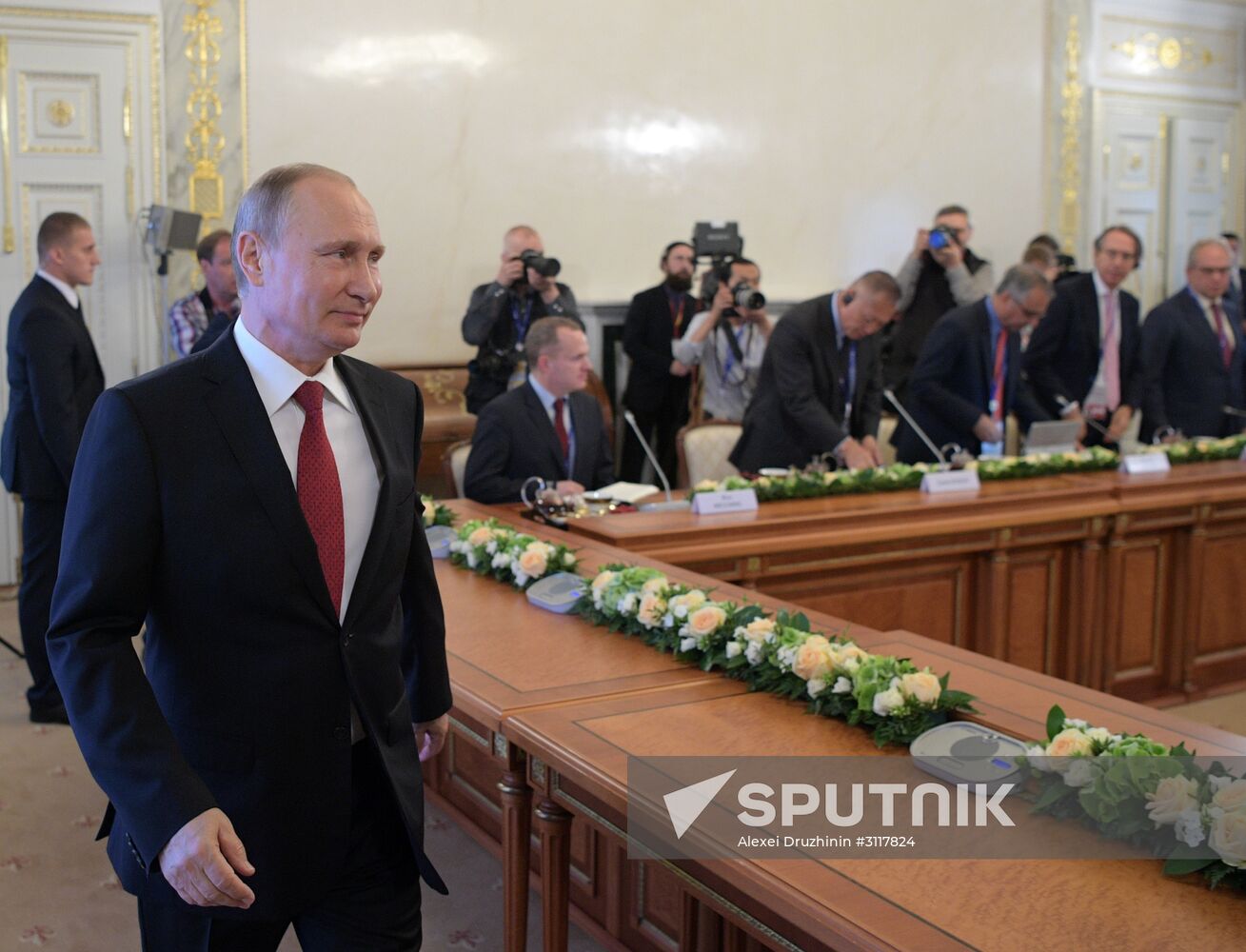 Russian President Vladimir Putin attends 2017 St. Petersburg International Economic Forum